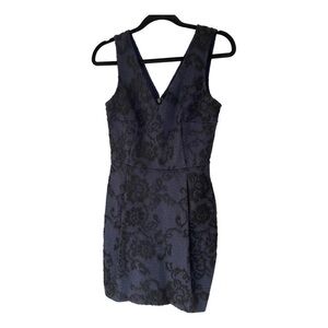 Navy lace dress